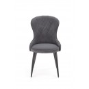 Стул HALMAR K366 серый/черный